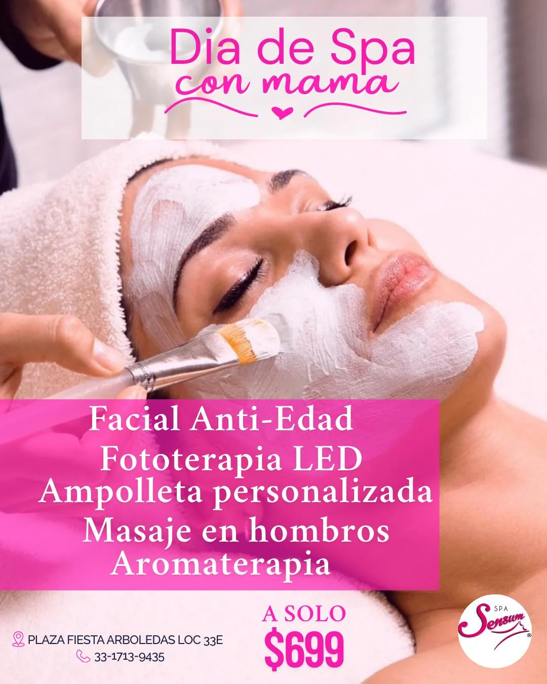Día de spa y facial en Sensum Spa